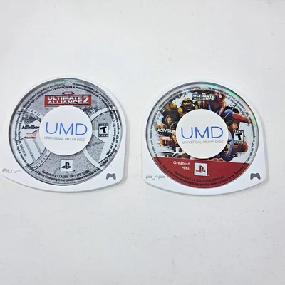 Marvel: Ultimate Alliance 1 & 2 (Sony PSP) DISCS ONLY - TESTED - Image 1 of 4