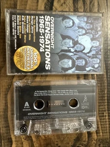 Overnight Sensations 1965-1974 Cassette Mungo Jerry Blues Image Shocking Blue - Picture 1 of 5