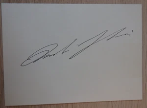 Handschriftliches Autogramm italienischer Pianist Andrea Lucchesini (123452) - Picture 1 of 2