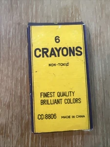 Caja de 6 crayones vintage CC8806 - Imagen 1 de 3