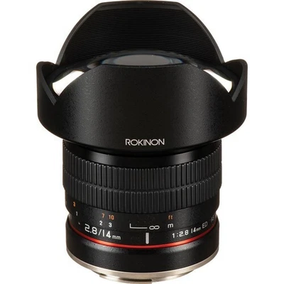 (Open Box) Rokinon 14mm f/2.8 IF ED UMC Lens For Canon EF with AE Chip - Image 1 of 4