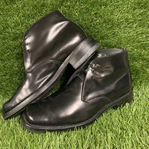 Gordon Scott Botas Para Hombres Reino Unido 8.5 Cuero Negro Goodyear Welted Barton Cromwell - Imagen 1 de 14