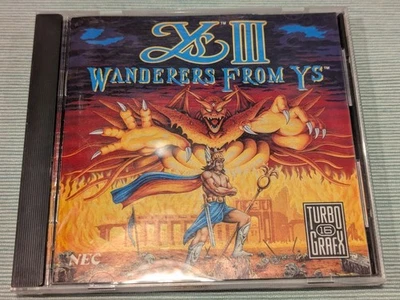 Ys III 3: Wanderers From Ys 1991 TurboGrafx-CD Turboduo Super CD - Image 1 of 4