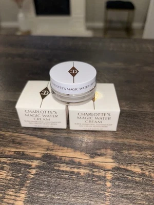 2 Charlotte Tilbury Magic Water Cream Super Hydrating Light Weight - .23 Oz Each - Image 1 of 3