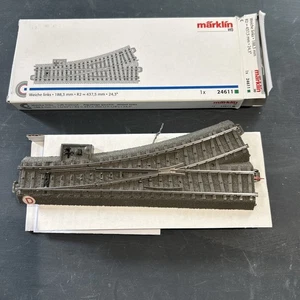 Marklin C Track 24611 Point With Electric Motor And Lamp - Picture 1 of 3