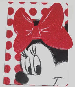 Diario diario Minnie Mouse de la tienda Disney lazo rojo lunares nuevo - Imagen 1 de 4
