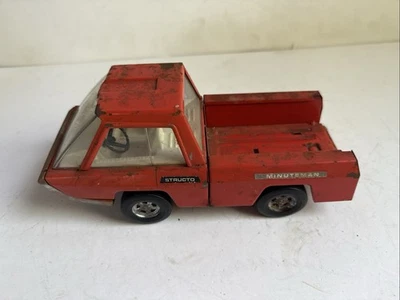 Structo Minute Man Tow  Wrecker Truck Pressed Steel (3) - Image 1 of 4