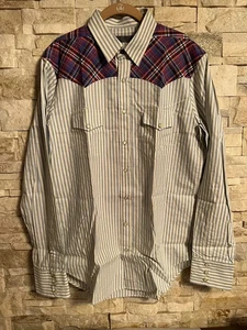 ALEXANDER MCQEEN STRIPED MEN'S  SHIRT ITALY SIZE 50 US L - Picture 1 of 8