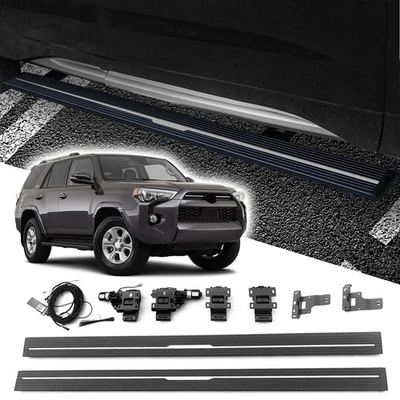 estriberas eléctricas retráctiles negras para Toyota 4Runner 2014-2023 Foto 1 de 4