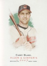 2007 Topps Allen & Ginter Baseball #84 Casey Blake Cleveland Indians