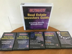 CREATE WEALTH WITHOUT CASH REAL ESTATE SYSTEM BY THOMAS KISH - MANUAL & 5 CD'S! - Picture 1 of 12