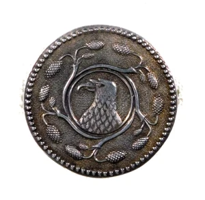 SWEDISH RYLEN Silver Pressed HANDMADE Vintage EAGLE PIN - Picture 1 of 3
