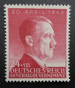 GERMANY HITLER WWII NAZI FASCIST GENERAL GOVERNMENT IN POLAND (1O) FREE SHIPPING - Picture 1 of 1