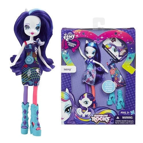 My Little Pony Equestria Girls Rainbow Rocks Rarity Doll with Fashions