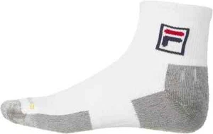 FILA ' SUPER PERFORMANCE DRYMAX ' 1/4 CREW TENNIS SOCKS ' UNISEX ' MEDIUM - Picture 1 of 2