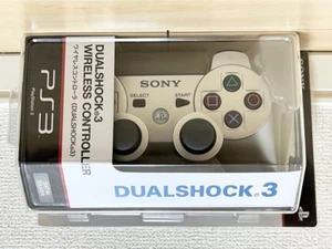 SONY PS3 DUALSHOCK3 Satinado Plata Controlador Inalámbrico Playstation 3 Genuino Nuevo - Imagen 1 de 12