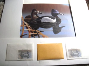 WTDstamps - 1999 PENNSYLVANIA - State Duck Stamp Print Signed - Picture 1 of 3