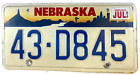 Nebraska 1994 License Plate Vintage Auto Colfax Co Man Cave Wall Decor Collector