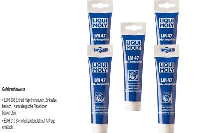 5x Liqui Moly 100g Lm 47 Grasa de Largo Plazo MoS2 Multiuso Grafitada Especial - Imagen 1 de 2