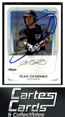 Sean Ochinko 2011 Bowman #BP47  Toronto Blue Jays TTM/IP Signed Autographed - Image 1 of 2