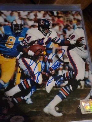 floyd little Denver Broncos  Autographed 8x10 Photo Jsa Certified - Image 1 of 3