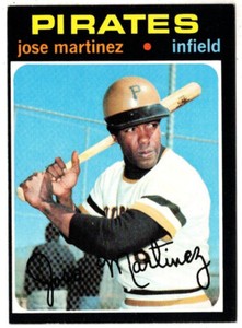 Jose Martinez 1971 Topps # 712 Pittsburgh Pirates (ex-mt ) A