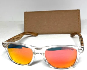 Elemento de madera color cruz lente roja brazos de madera de cebra - Imagen 1 de 12