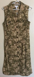 Charter Club Floral Sleeveless Collared Button Front Sundress, 6 - Bild 1 von 7