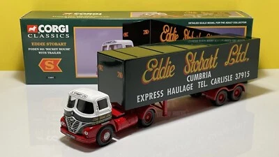 CORGI CLASSICS 13601 FODEN S21 "MICKEY MOUSE" WITH TRAILER EDDIE STOBART  MIMB - Image 1 of 4
