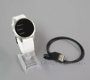 Garmin Fenix 7S 42mm GPS-Outdooruhr - Weiß/Silber 010-02539-02 - Bild 1 von 7