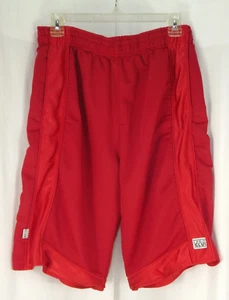 PRO CLUB MESH SHORT PANTS RED GYM HEAVY WEIGHT BASKETBALL MENS JERSEY SMALL - Picture 1 of 7