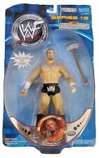 2001 WWF WWE Jakks Triple H  Wrestling Figure MOC Signature Series 13 Silver Ed