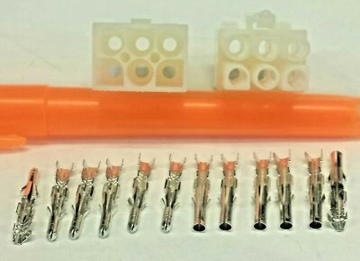 CEA 61-706 Alimentatore o accessorio a sei pin .093 stile Molex spina e presa in linea   - Immagine 1 di 4