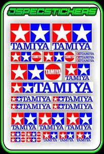 TAMIYA STICKER SHEET A4 GRASS HOPPER TT-01 TT-02 BLACKFOOT RC MODEL VINTAGE BNIP - Picture 1 of 6