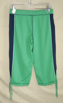 Pantalones Cortos De Colección Y2K Le Tigre Para Mujer Pequeños Verde Azul Capris Cordón Usados en Excelente Condición Foto 1 de 4