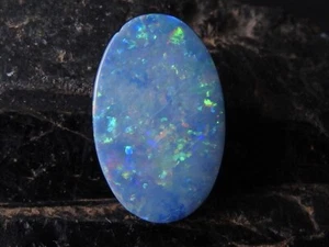 Australian Opal Doublet Smooth Multi Fire Oval Shape Cabochon/18X12X5MM/MS - Picture 1 of 7