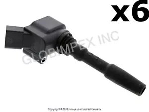 For PORSCHE (2017-2022) Ignition Coil - With Spark Plug Connector (6) DELPHI - Picture 1 of 2