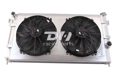 Radiador y cubierta de 4 filas con ventiladores para Dodge Ram 2500 3500 94-2002 5,9 L Cummins diésel Foto 1 de 4