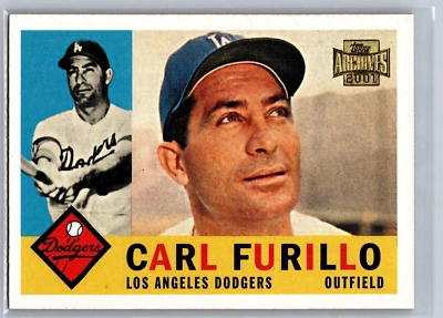 2001 TOPPS ARCHIVES BASEBALL 332 CARL FURILLO  DODGERS - Image 1 of 2