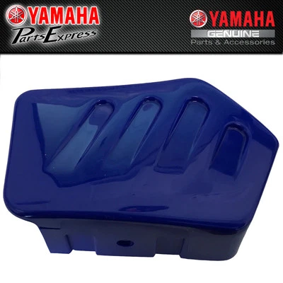 1988 - 2022 YAMAHA PW50 PW 50 OEM BLUE PLASTIC TANK SIDE COVERS PANELS SHIELDS - Image 1 of 4
