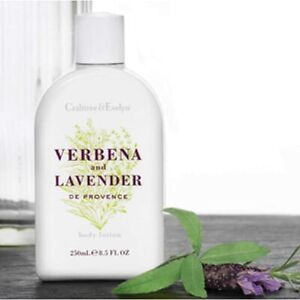 Crabtree & Evelyn VERBANA and LAVENDER Perfumed Body Lotion 8.5 oz. New
