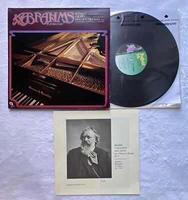 Lincoln Mayorga Brahms Handel Chopin LP SL1745X11 Germany NM/VG - Image 1 of 4