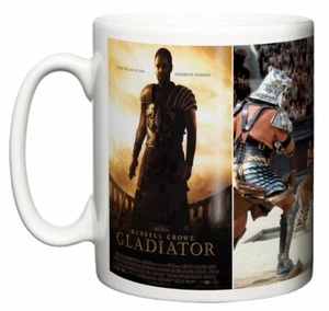 Taza de té de café Russell Crowe Gladiator Classic Hollywood Movie 2000 regalo - Imagen 1 de 4