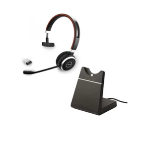 Jabra EVOLVE 65 UC Mono Wireless Headset with Charging Stand 6593-823-499 - Picture 1 of 3