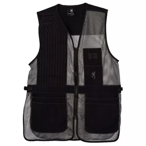 Browning Trapper Creek Mesh Shooting Vest-Gray - Picture 1 of 3