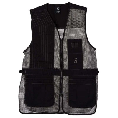 Browning Trapper Creek Mesh Shooting Vest-Gray - Image 1 of 2