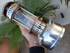 VINTAGE BABY LAMP LANTERN PETROMAX HIPOLITO SMALLEST 150 CP PRESSURE KEROSENE - Picture 1 of 24
