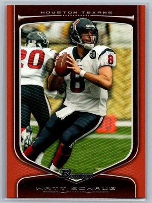 2009 Bowman Draft Picks #18 Matt Schaub Red - Image 1 of 2