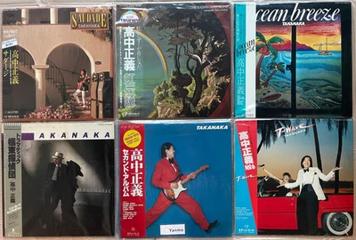 Masayoshi Takanaka Lot of 6 vinyls - Japan LP W/Obi THE RAINBOW GOBLINS T-Wave - Image 1 of 4