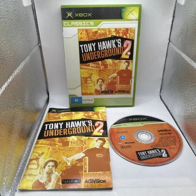 Tony Hawk’s Underground 2 • Xbox Original Game + Manual (2004) PAL AUS Complete - Image 1 of 4